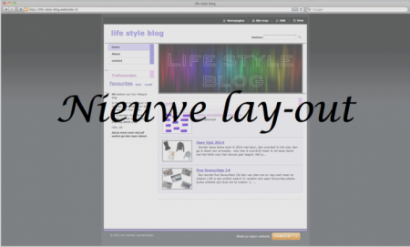 Nieuwe layout
